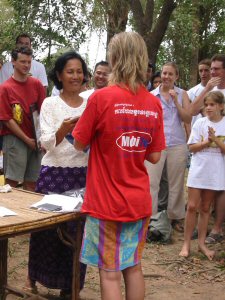 Prize giving